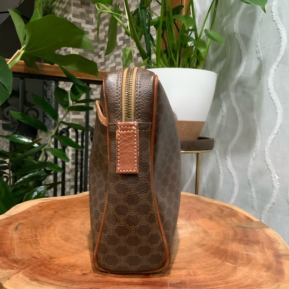 🚨PRICE REDUCED🚨 Vintage Céline Macadam Oversized Clutch Portfolio Bag Italy - Picture 5 of 16